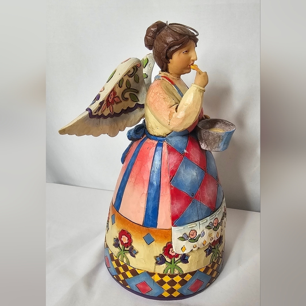 Jim Shore Bless This Kitchen Kitchen Fairy Angel Heartwood Creek With Box - Picture 5 of 14